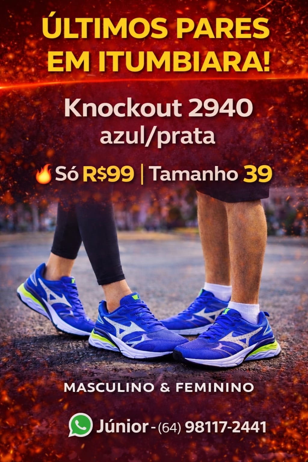 Tênis Azul