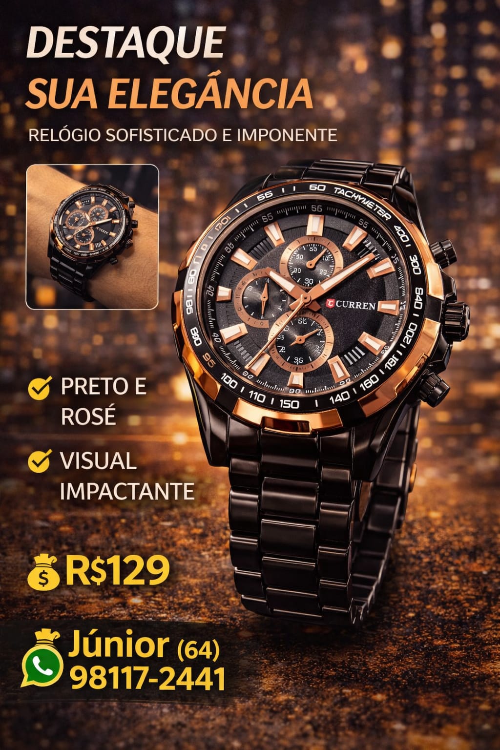 Relógio Curren