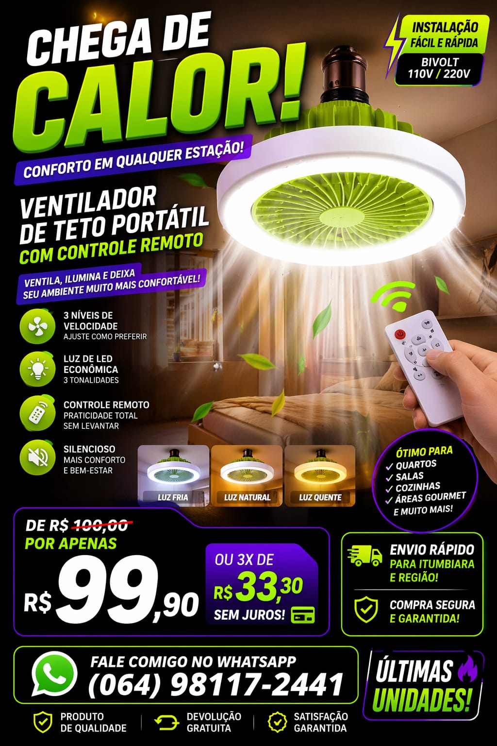 Ventilador LED