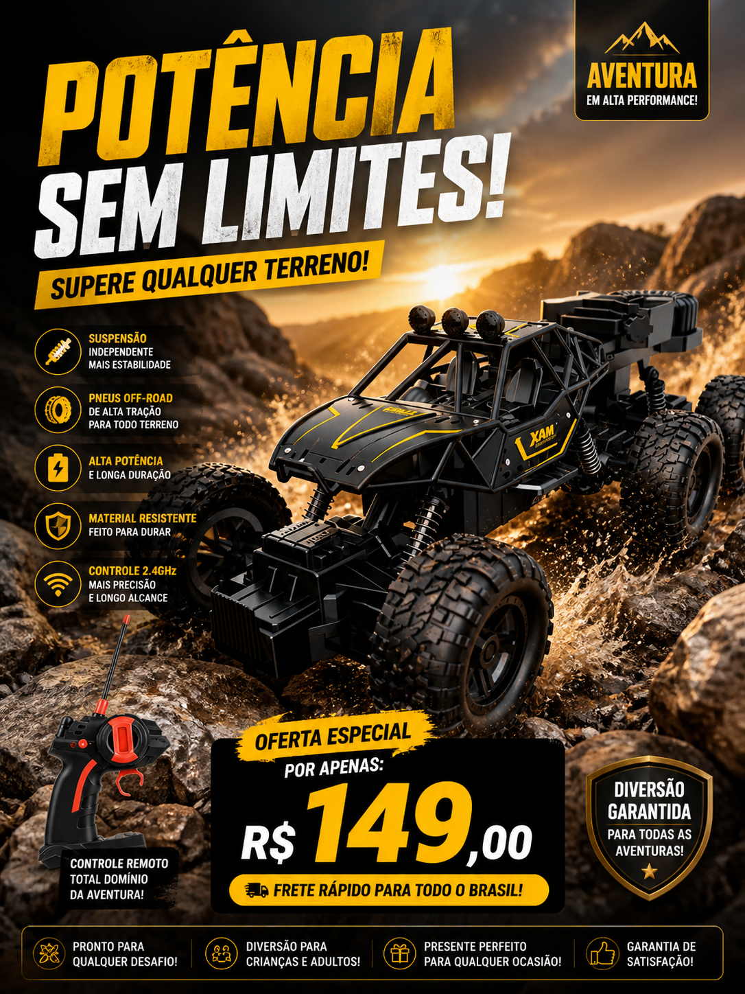 Carro RC Off-Road