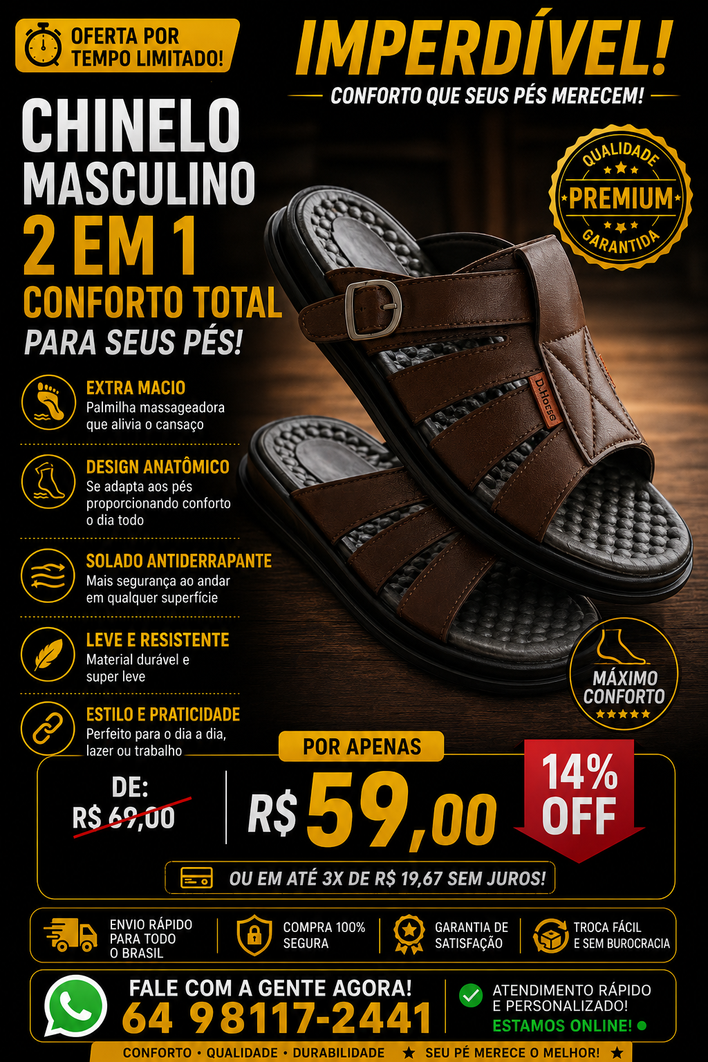 Chinelo Masculino