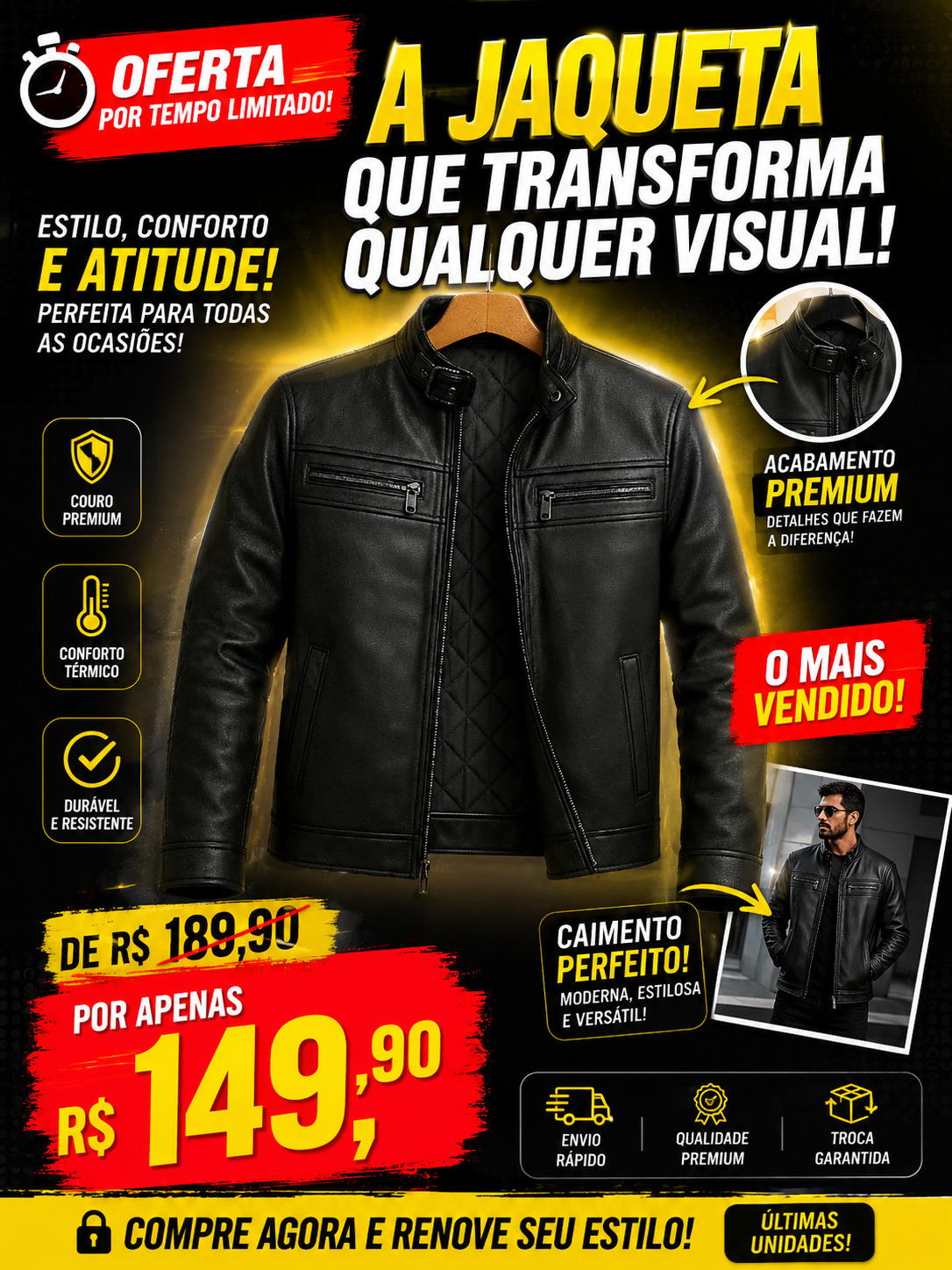 Jaqueta Couro