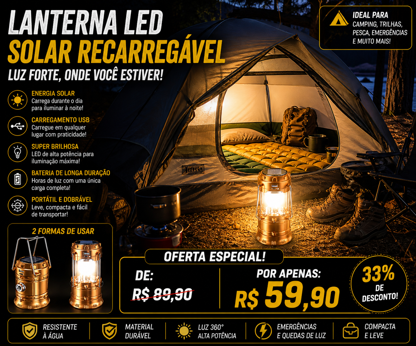 Lanterna de Cabeça